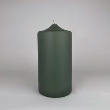 Blockljus - Antikgrön - Ø10X20 cm - 140h