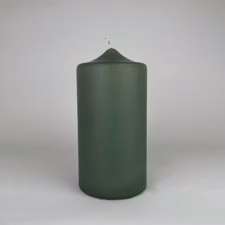 Blockljus - Antikgrön - Ø10X20 cm - 140h