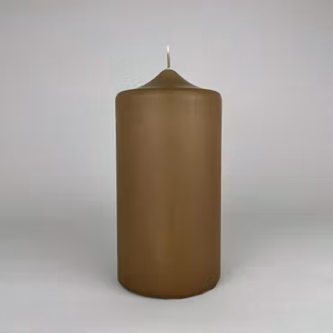 Blockljus - Beige - Ø10X20 cm - 140h
