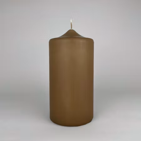 Blockljus - Beige - Ø10X20 cm - 140h