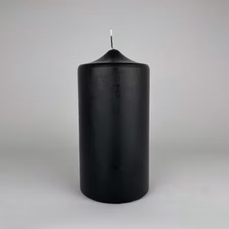 Blockljus - Svart - Ø10X20 cm - 140h
