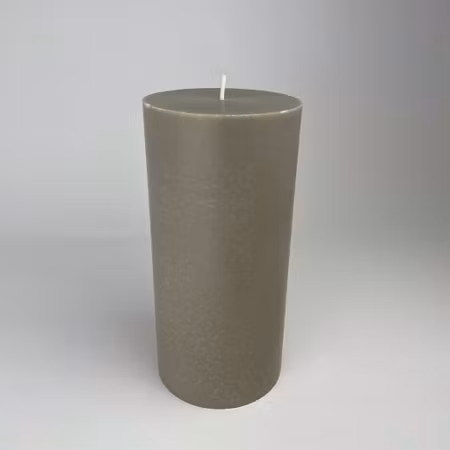 Blockljus Lyx - Ljusgrå - Ø9.6X20 cm - 120h