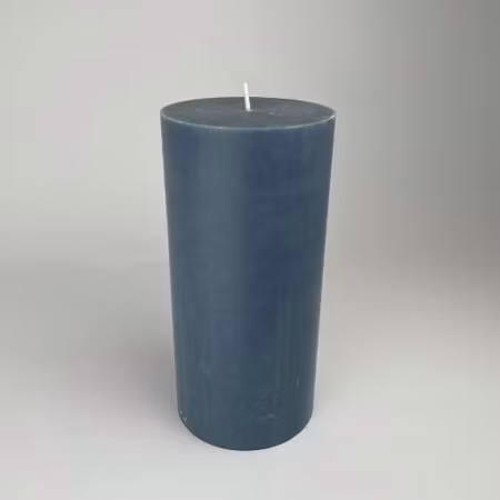 Blockljus Lyx - Blågrå - Ø9.6X20 cm - 120h