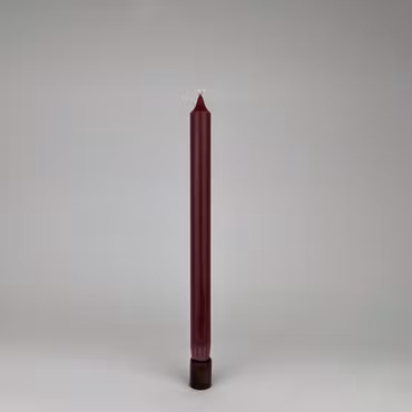 Kronljus - Vinröd - 28 cm - 10h