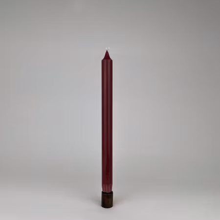 Kronljus - Vinröd - 28 cm - 10h