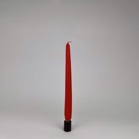 Antikljus - Mörkröd - 25 cm - 7h