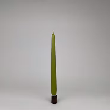 Antikljus - Lindgrön - 25 cm - 7h