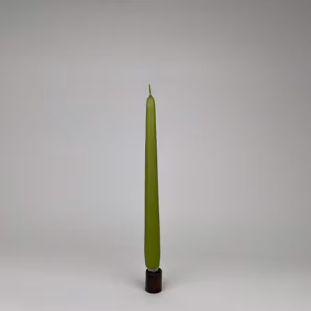 Antikljus - Lindgrön - 25 cm - 7h