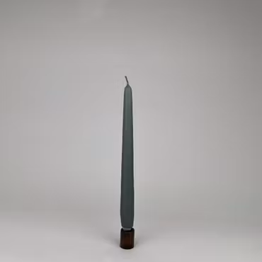 Antikljus - Antikgrön - 25 cm - 7h