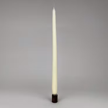 Antikljus - Elfenben - 35 cm - 10h