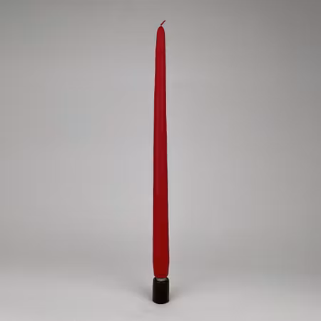 Antikljus - Mörkröd - 35 cm - 10h