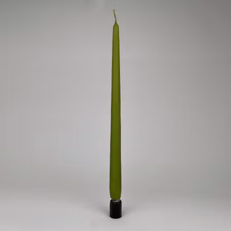 Antikljus - Lindgrön - 35 cm - 10h