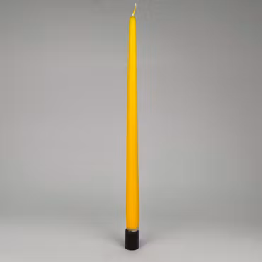 Antikljus - Påskgul - 35 cm - 10h