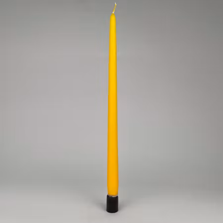 Antikljus - Påskgul - 35 cm - 10h