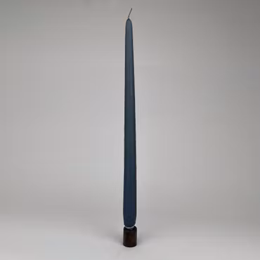 Antikljus - Gråblå - 35 cm - 10h