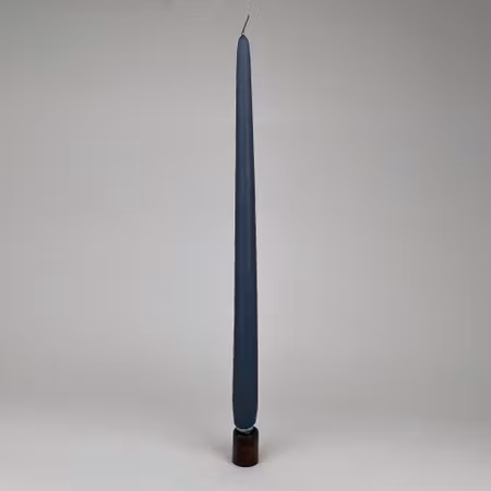 Antikljus - Gråblå - 35 cm - 10h