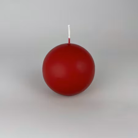 Klotljus - Mörkröd - Ø8 cm - 32h