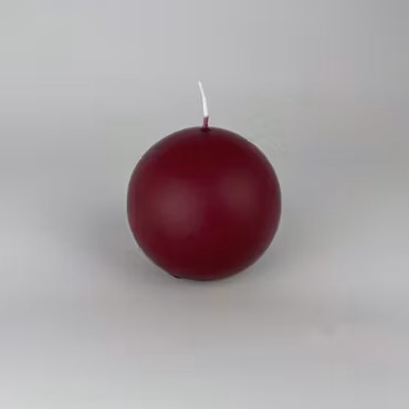 Klotljus - Vinröd - Ø8 cm - 32h
