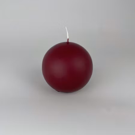Klotljus - Vinröd - Ø8 cm - 32h