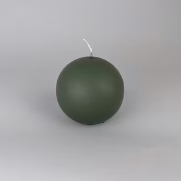 Klotljus - Antikgrön - Ø8 cm - 32h