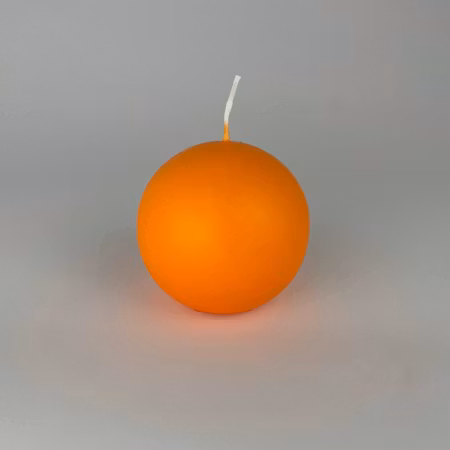 Klotljus - Apelsin - Ø8 cm - 32h