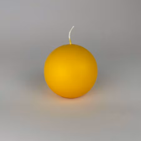 Klotljus - Påskgul - Ø8 cm - 32h