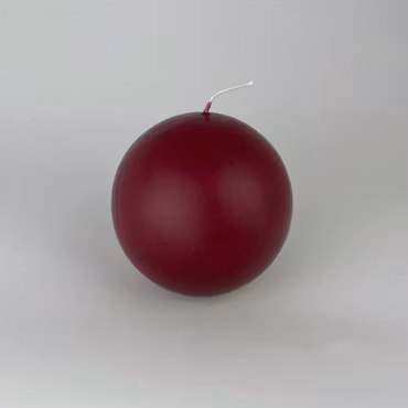 Klotljus - Vinröd - Ø10 cm - 45h