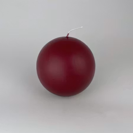 Klotljus - Vinröd - Ø10 cm - 45h