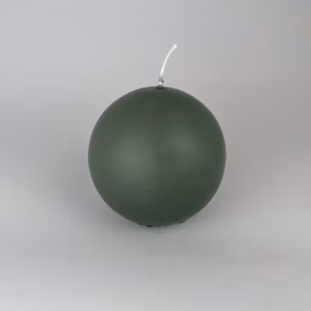 Klotljus - Antikgrön - Ø10 cm - 45h