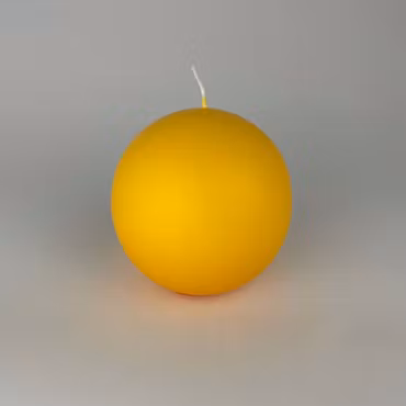 Klotljus - Påskgul - Ø10 cm - 45h