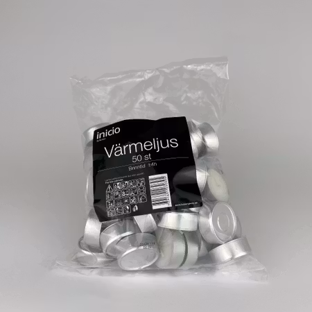 Värmeljus - 50-pack - 4h