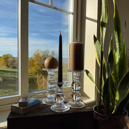 Klotljus - Beige - Ø8 cm - 32h