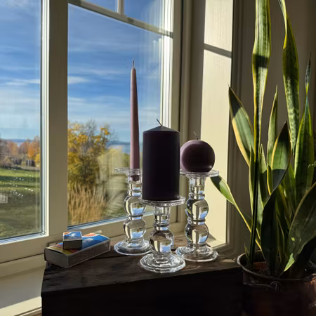 Klotljus - Blåbärsmjölk - Ø8 cm - 32h