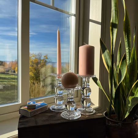 Antikljus - Dimrosa - 25 cm - 7h