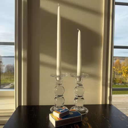 Antikljus - Vit - 35 cm - 10h