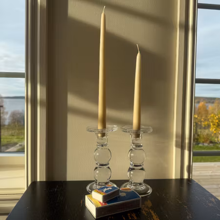 Antikljus - Ljusbeige - 35 cm - 10h