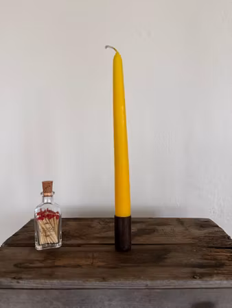 Antikljus - Gul - 25 cm - 7h