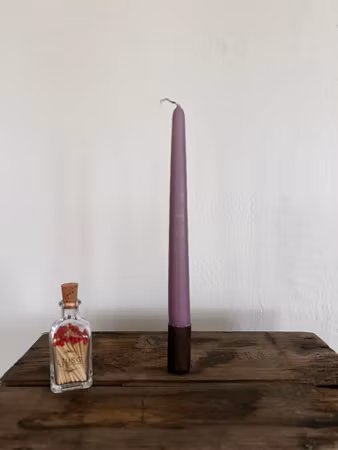 Antikljus - Ljungrosa - 25 cm - 7h