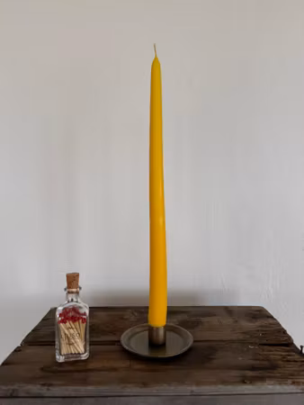 Antikljus - Gul - 35 cm - 10h