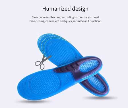 Stötdämpande inlägg gel blue