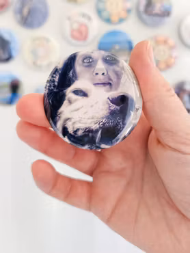 Personlige Buttons, 6-pakning