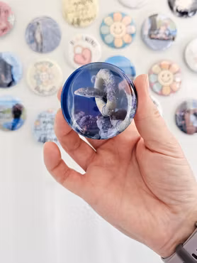 Personlige Speilbutton, 6-pakning