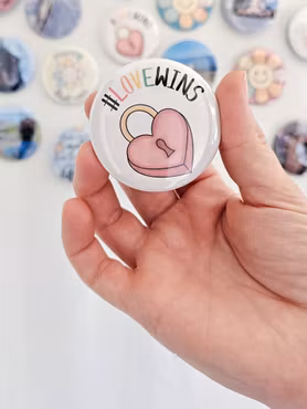 Magnetbuttons, #LOVEWINS