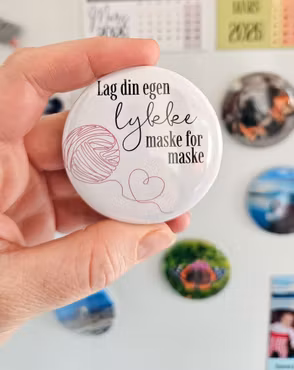 Magnetbutton, Lykke maske for maske