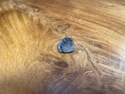 Bergkristall naturlig spets med Peridot