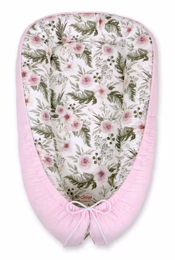 Babynest- Rosa blommor