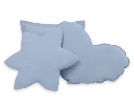 3 Kuddar-  Pastel blå