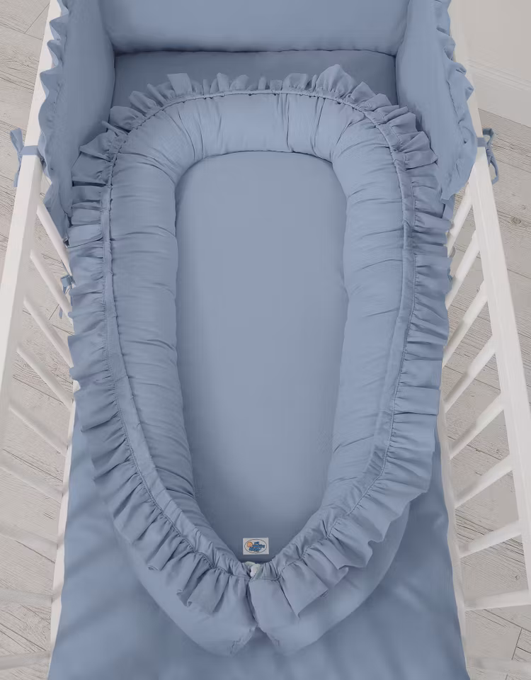 Babynesst volang- Pastel blå