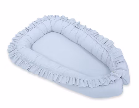 Babynest volang -Baby blå