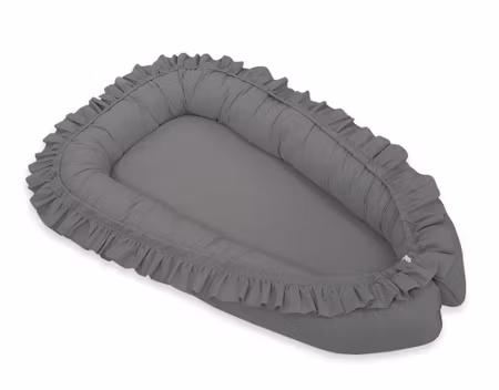 Babynest volang- Antracitgrå